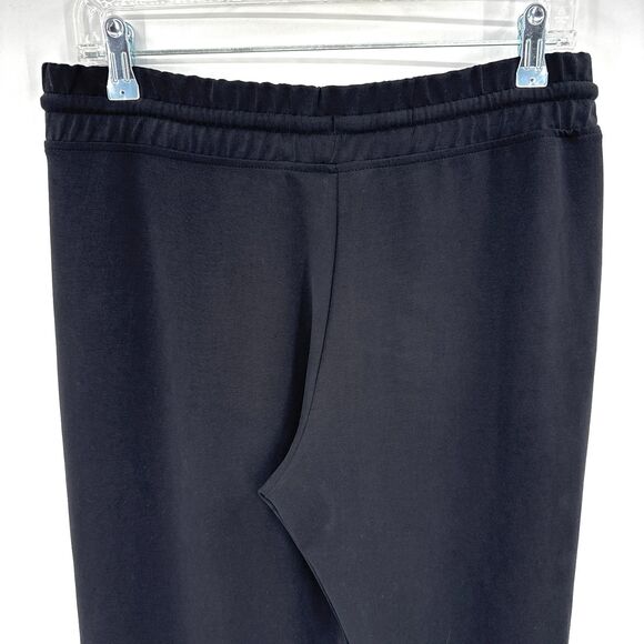 ATHLETA Black Seasoft Straight Leg Cropped Sweatpant Pants Size M Medium - Picture 7 of 9